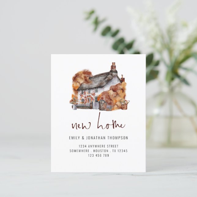 Budgetera höststuga Färg - nytt Adress (Stående Fram)