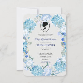 Budgetera Lila Blommigtar Bridgerton Möhippa Inbjudningar