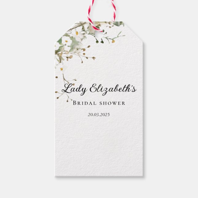 Budgetera Lila Blommigtar Bridgerton Möhippa Presentetikett (Framsidan)