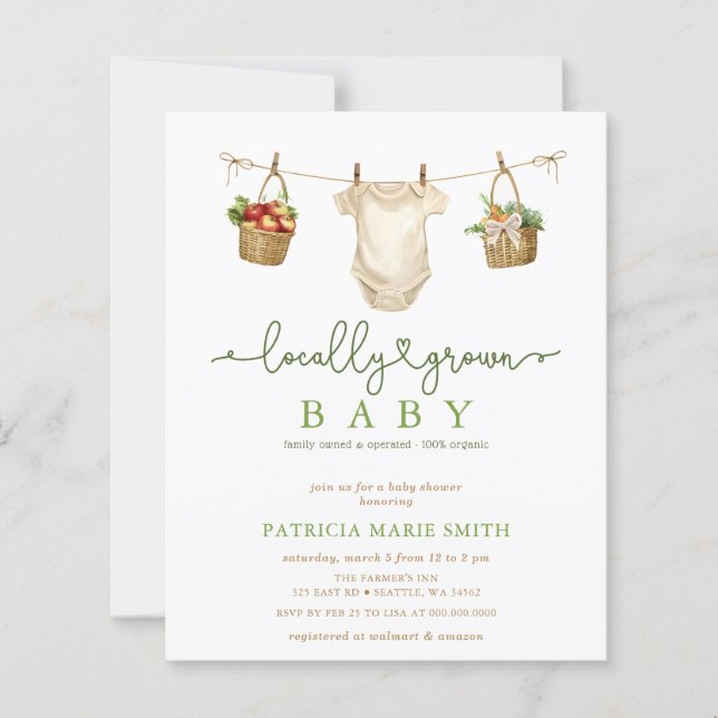 Budgetera lokalt odlade jordbrukare, marknadsbabys (Framsida)