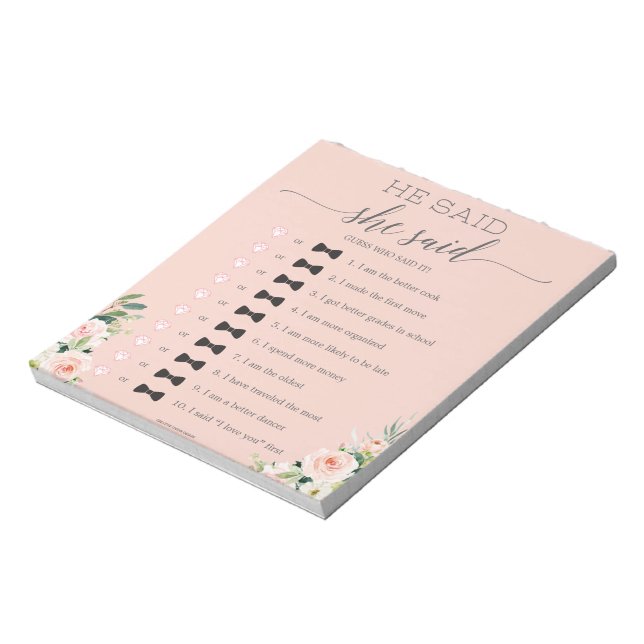 Budgetera Möhippan sa hon att hon sa Anteckningsbl Anteckningsblock (Roterad)