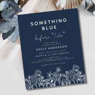 Budgetera något av Möhippan Blue Wildblomma Flygblad