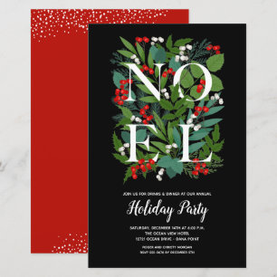 Budgetera NOEL Elegant Grey-Helgdag - inbjudningar