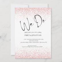 Budgetera Ro Guld Glitter Vi gör QR Bröllop