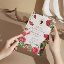 Budgetera Röd ros Blommigt Bridgerton Möhippa
