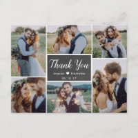 Budgetera Rustic Photo Collage Bröllop Tack