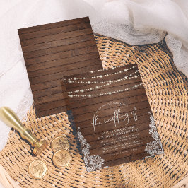 Budgetera Rustic Wood String Ljus & Snöre Bröllop