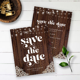 Budgetera trästräng Ljus Snöre Spara datum