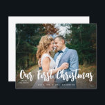 Budgetera vårt första minimalistiska julfoto<br><div class="desc">** SATIN PAPPER ÄR PAPPERT. UPPGRADERA PAPPRA FÖR EN TEKNIKER, PAPPERT KORT. HAR ETT ALTERNATIV FÖR ENVELOPES. *** Spara pengar på inbjudningar med denna mindre inbjudan som har ett alternativ för kuvert. Skicka lite helgdag och förlovning med ditt första minimalistiska H-foto-Helgdag eller julkort/Flyers. Vill du ha ett större kort eller...</div>