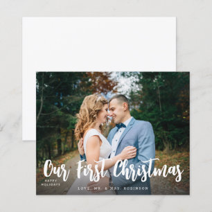 Budgetera vårt första minimalistiska julfoto