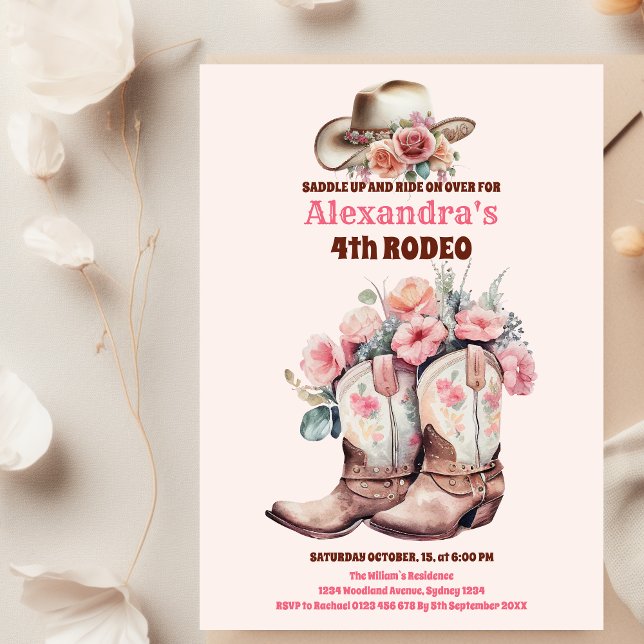 Budgetera Vilda western Cowgirl-Födelsedagsfest (Skapare uppladdad)
