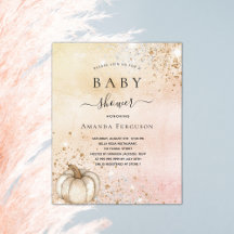 Budgeterad babyduschpumpa ro guld glitter