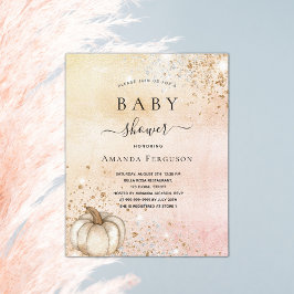 Budgeterad babyduschpumpa ro guld glitter