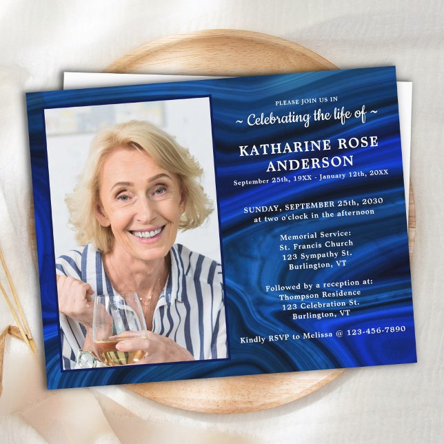 Budgeterad blå minneskallelse för skräppost (Skapare uppladdad)