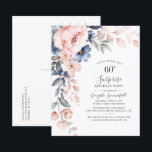 Budgeterad Blommigt 60:e födelsedagsinbjudan för R<br><div class="desc">Dusty Blue Rosa Blommigt Surprise 60:e Födelsedagsfestens budgetinbjudan som du enkelt kan anpassa med din party-information genom att klicka på knappen "Anpassa".</div>
