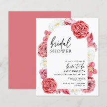 Budgeterad Blommigt - Arch-Möhippa för Rosa