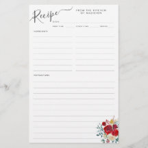 Budgeterad Blommigt Burgundy Holly Helgdag Recipe 