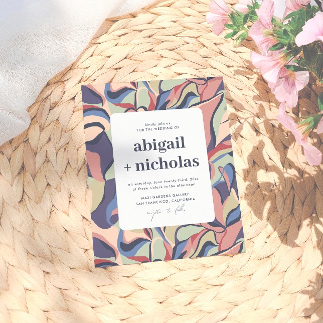 Budgeterad Blommigt för fetfärgad Abstrakt Retro B (Skapare uppladdad)