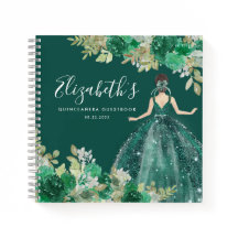 Budgeterad Blommigt Grönt - kvinceanera Guestbook