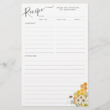 Budgeterad Blommigt Honeycomb Bumblebee Kitchen Re