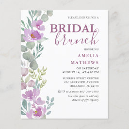 Budgeterad Blommigt Rosa Eucalyptus Möhippa Inbjud