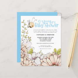 Budgeterad Bumblebee-enhetsinbjudan via Thru Baby