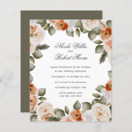 Budgeterad Chic Orange Elfenbenskusten MOSS grönt 