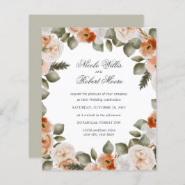 Budgeterad Chic Orange för elfenbenstorn grönt blo