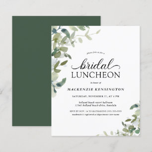 Budgeterad Elegant Eucalyptus Möhippa Luncheon