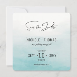 Budgeterad Elegant för fotovattenfärg Bröllop Spara Datumet