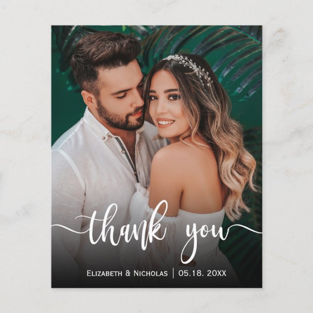 Budgeterad Elegant - Kalligrafi - foto Bröllop Tac (Framsida)