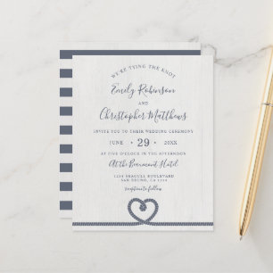 Budgeterad Elegant Nautical Gifter sig Bröllop