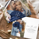 Budgeterad Elegant Spara fotografiet för handskriv Flygblad<br><div class="desc">Budgethandskrivna Bröllop spara datum-kort som har ett foto på framsidan och baksidan. Korten Save the Date Fall,  Autumn,  Winter,  Vår eller Summer innehåller en modern handskriven typografi med kursiva skript som är elegant,  enkel och modern till använda efter att du har minimalistisk enkel bröllopsdag firande.</div>