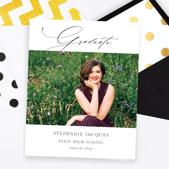 Budgeterad Elegant Student fotoklass för annnounce Flygblad (Skapare uppladdad)