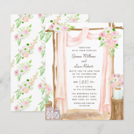 Budgeterad Elegant utomhus, vattenfärgsfärg Blommi