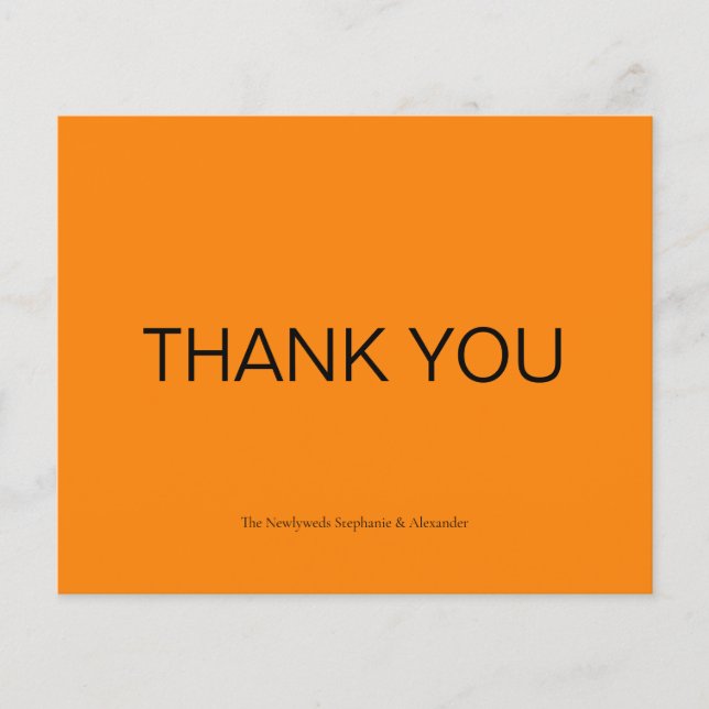 Budgeterad enkel hösttack för Orange (Framsida)