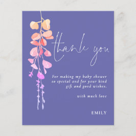Budgeterad Eucalyptus Baby Shower Lilac Photo Tack