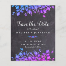 Budgeterad eukalyptus botaniska Rustic Save Date C