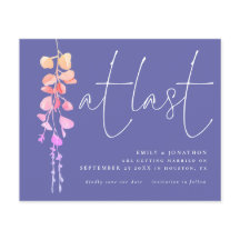 Budgeterad eukalyptus periwinkle at last Save Date