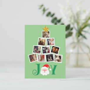 Budgeterad foto-Personlig Joy-jul Vykort