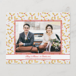 Budgeterad guldblomma Holly Merry Marry Jul