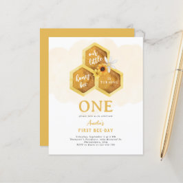 Budgeterad honeycomb Solrosbin första födelsedag