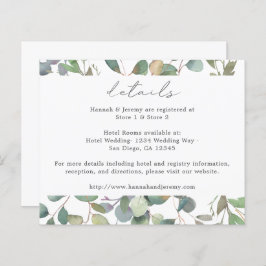 Budgeterad information om Rustik eukalyptus