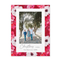 Budgeterad jul önskemål Boho vattenfärgsanemoner