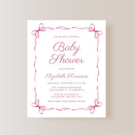 Budgeterad köldbalk Rosa Flicka-dusch