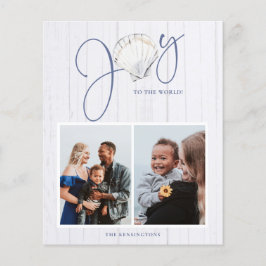 Budgeterad Kustjul Joy Seashell Helgdag