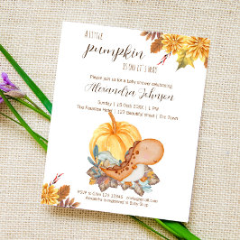 Budgeterad Little pumpkin dinosaur, fall babydusch