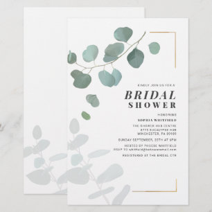 Budgeterad Möhippa Greenery Eucalyptus Succulent Brevpapper