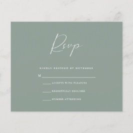 Budgeterad Olive-OSA kort Flygblad