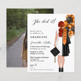 Budgeterad Orange, enkelt foto som hon gjorde det